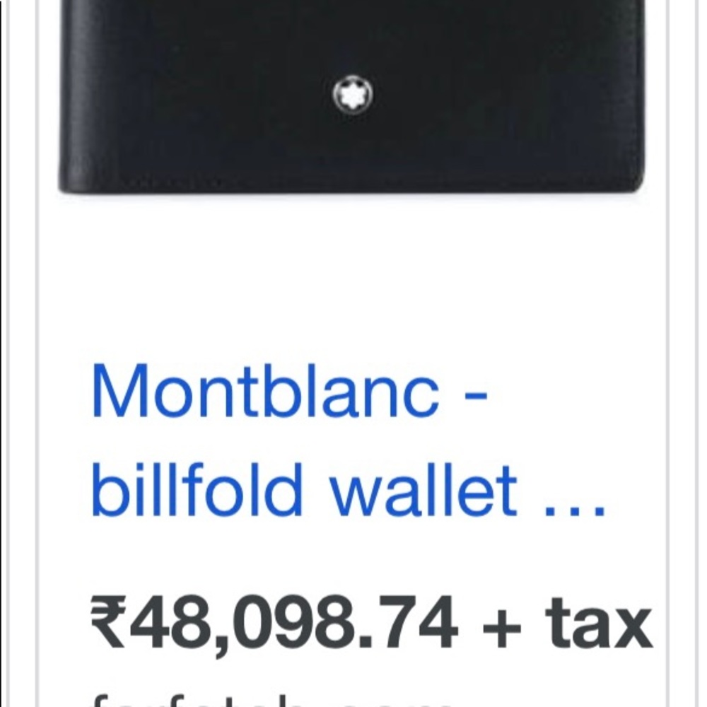 Mount blanc Man's wallet - Picture 6 of 7